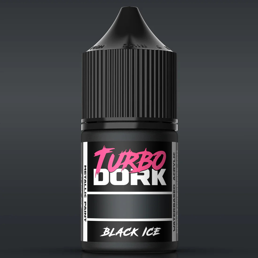 Black ICE Metallic Acrylic Paint 22ml Bottle