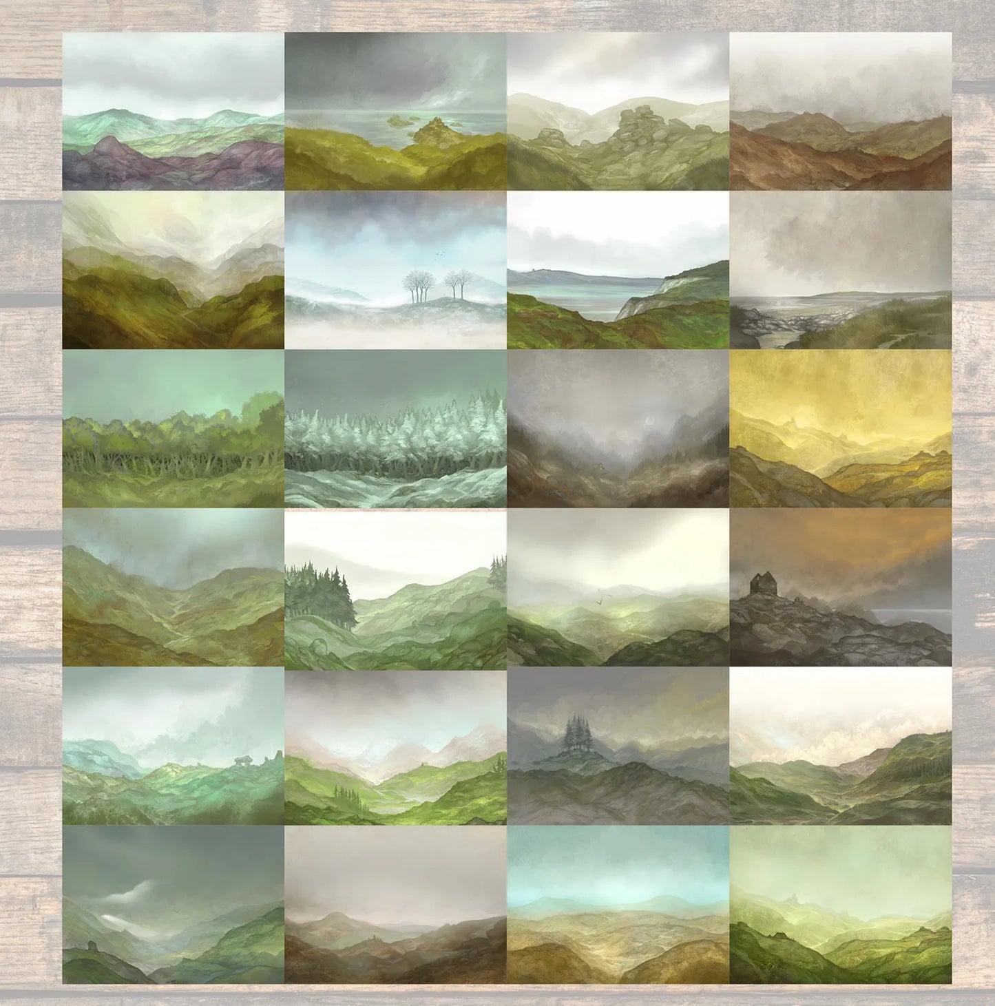 Jon Hodgson Backdrops Book One A4