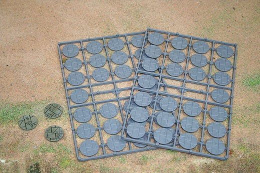 25mm Diameter Paved Effect Bases