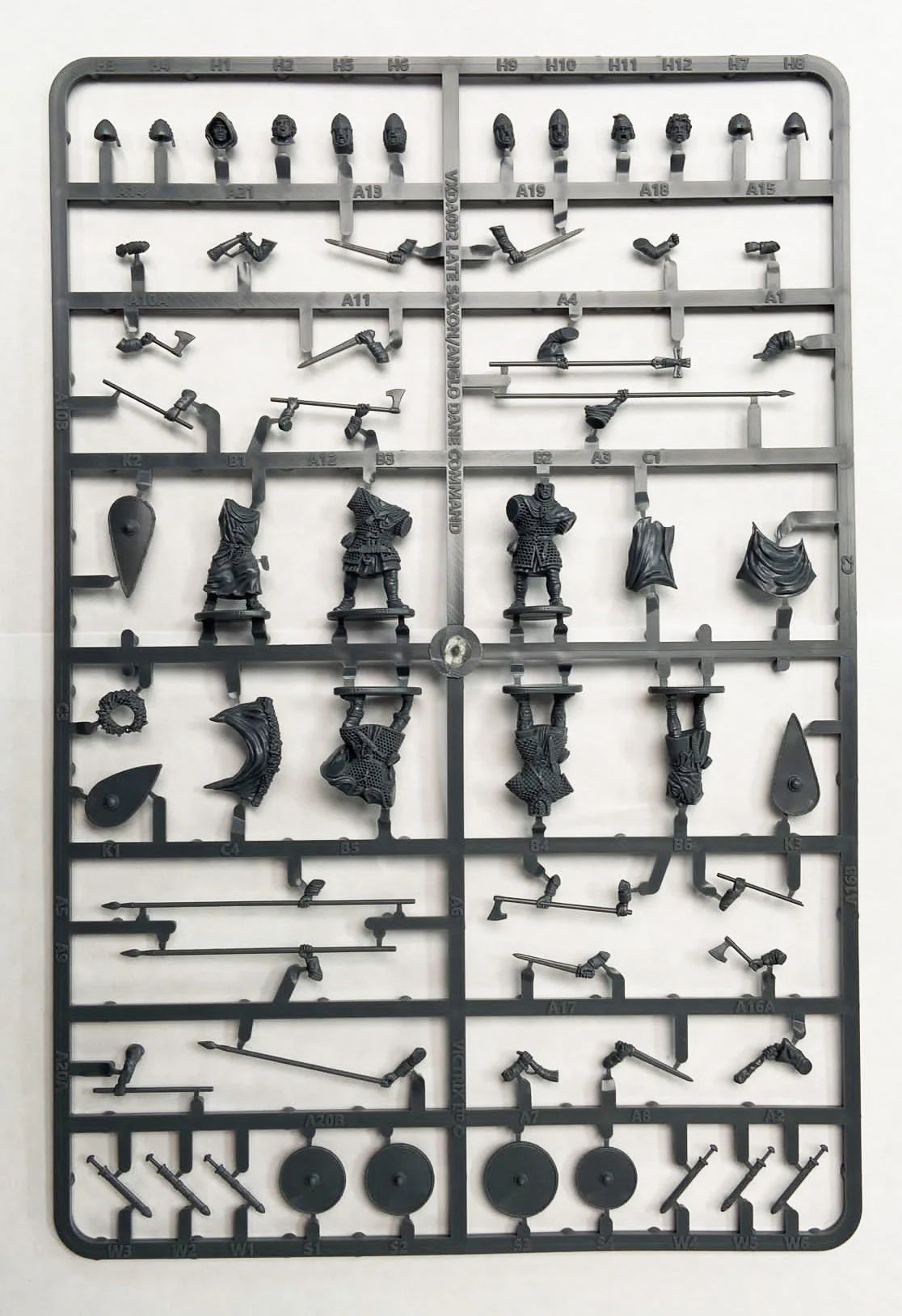 Victrix Late Saxons/Anglo Danes - Command/Armoured Sprue