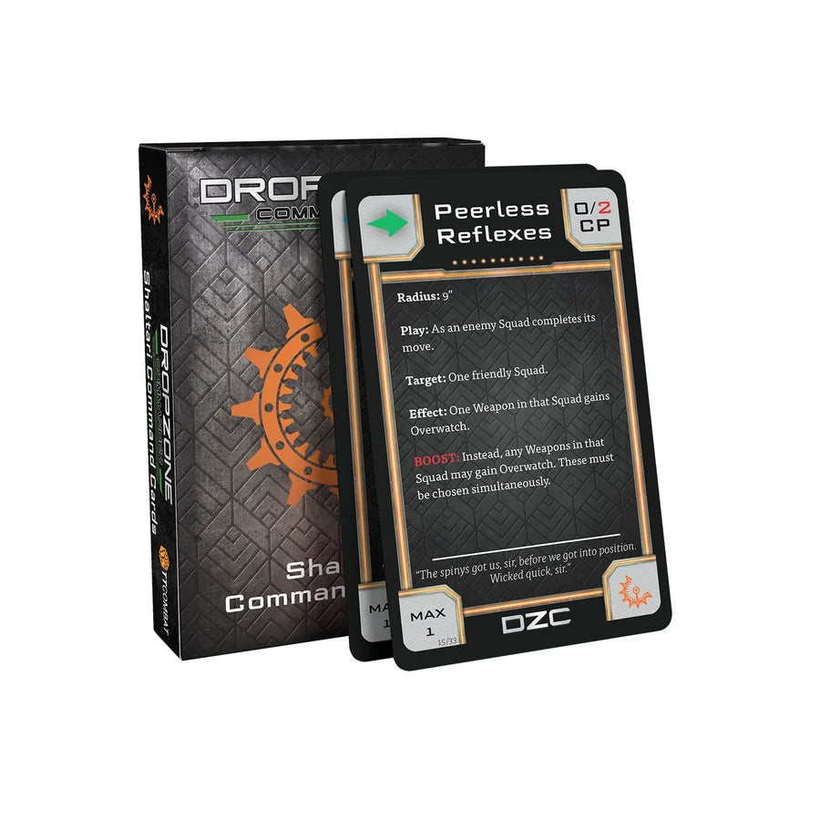 DZC Shaltari Command Cards 2026