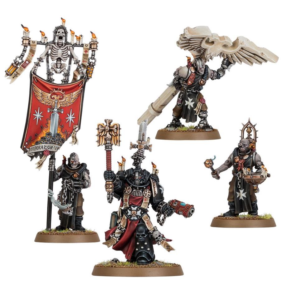 Chaplain Grimaldus & Retinue