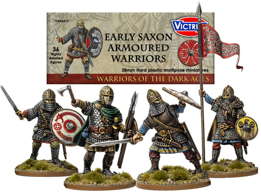 Victrix Early Armoured Saxons - 36 Figure Set