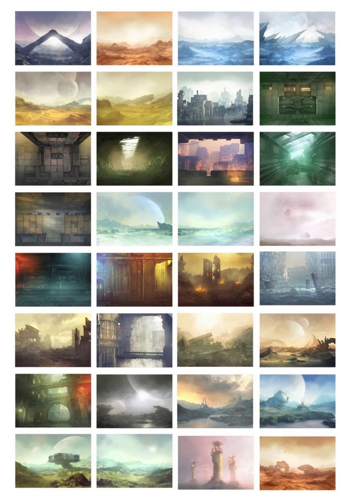 Jon Hodgson Scifi Backdrops Book Two A4