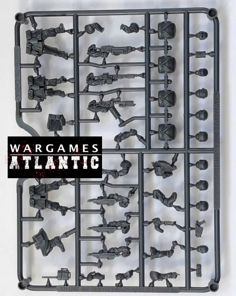 Wargames Atlantic Raumjager Infantry Sprue