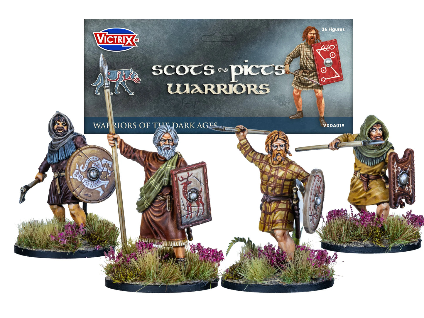 Dark Age Scots and Picts Warriors - 36 Model Set