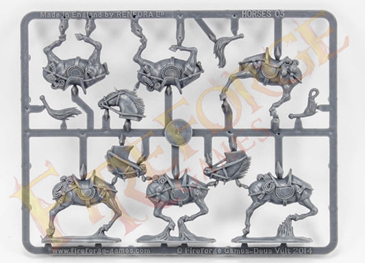 Mongol Cavalry Horse Sprue